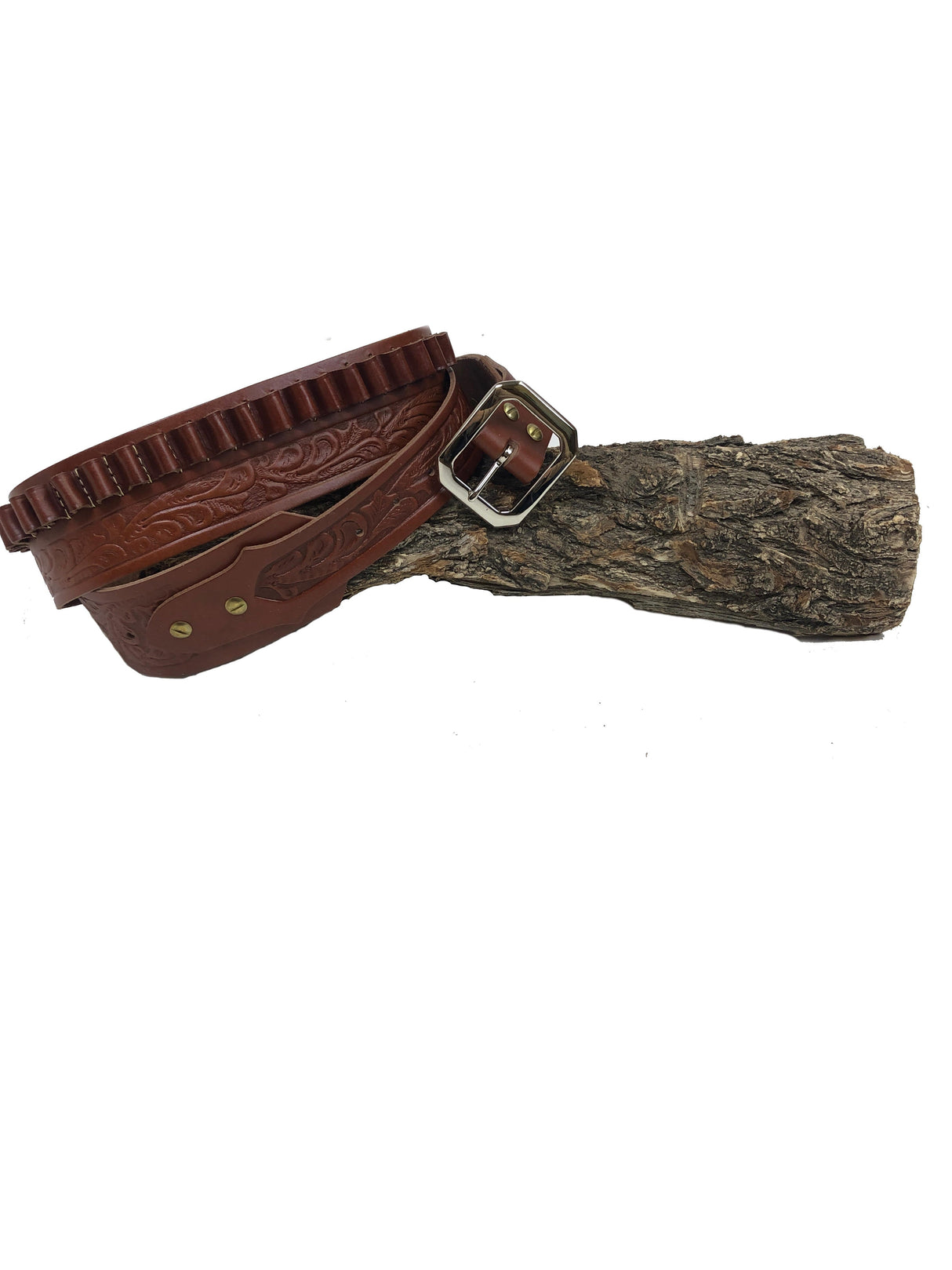 Cinturón de cartuchos ajustable de 2,5" - Grabado en relieve