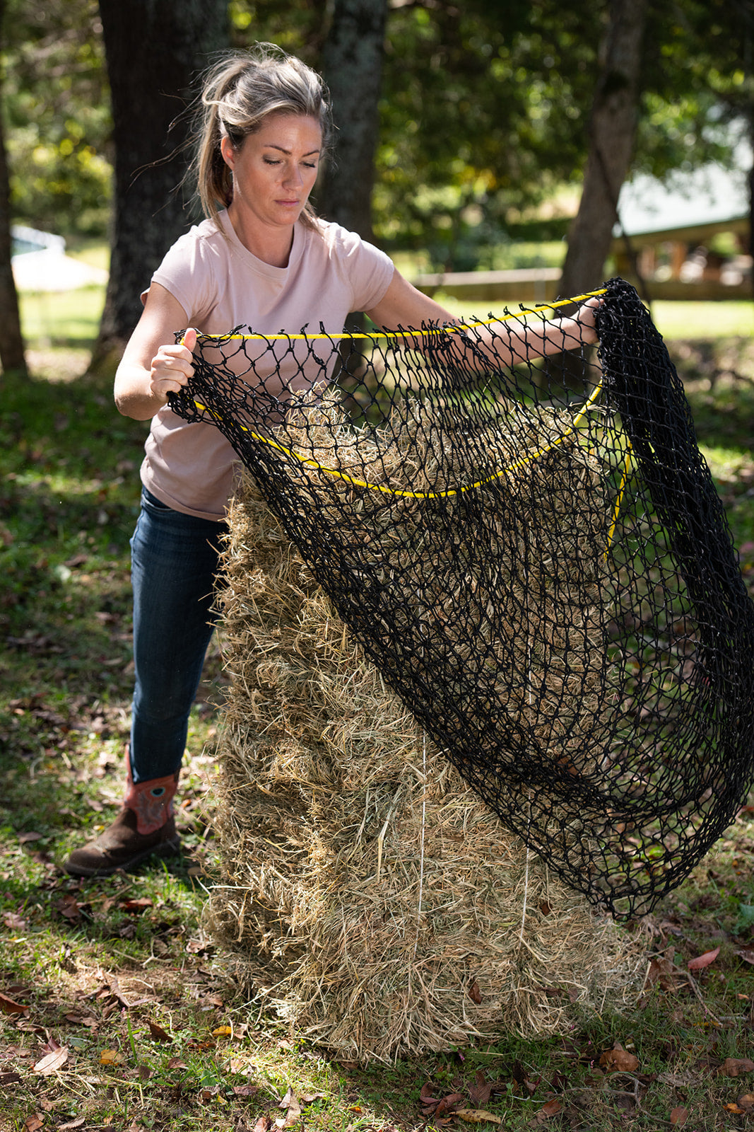 Square Bale Hay Net