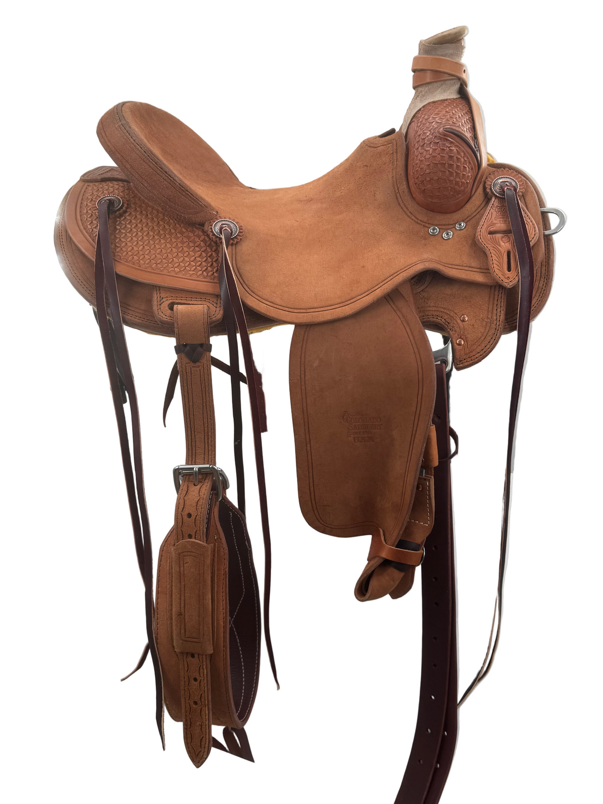 Rough Out rancher saddle