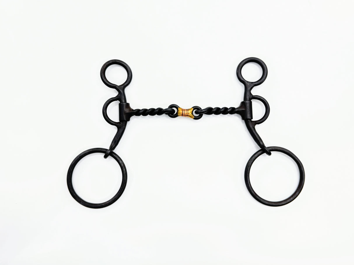 Large Ring Twisted Dog Bone Bit - Signature Series