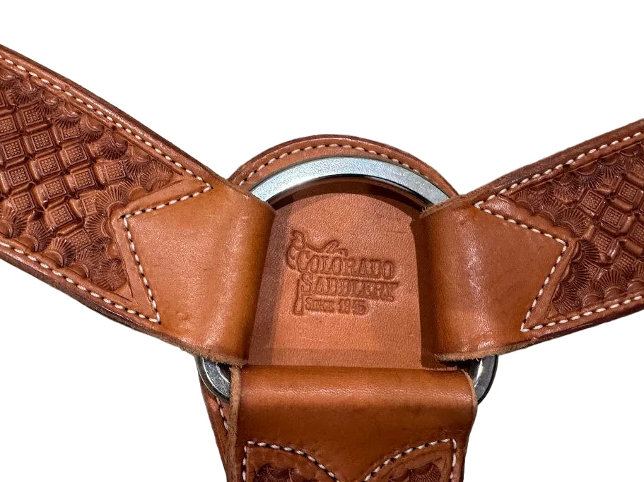Roping Breast Collar w/ Box Stamp