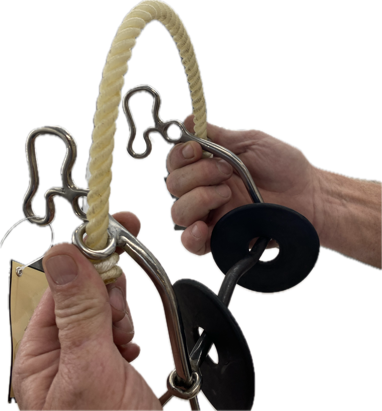 Hueso de perro de alambre trenzado de 3 piezas con banda de cuerda