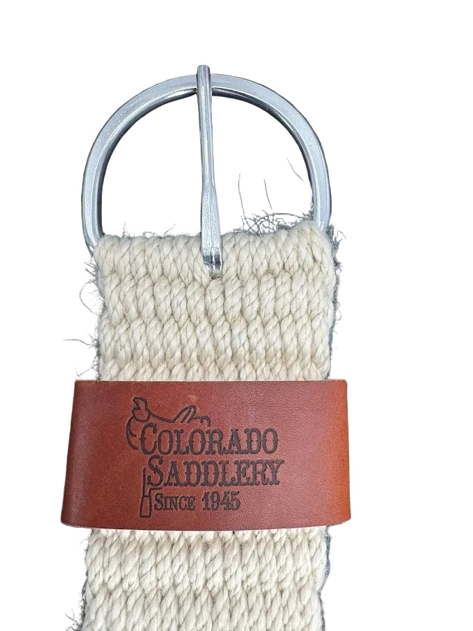 Mohair Roper Cinches with Roller Buckle