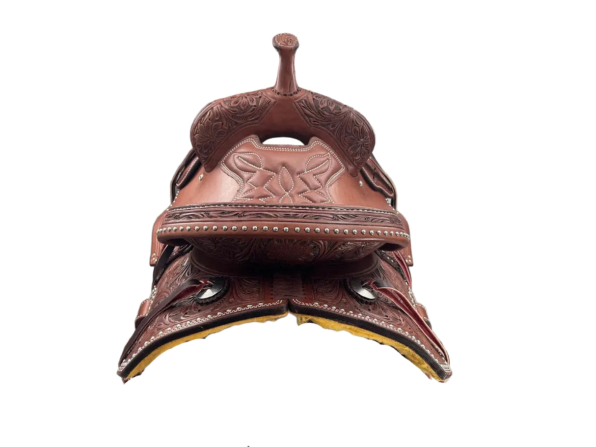 Studded Barrel Saddle 13"