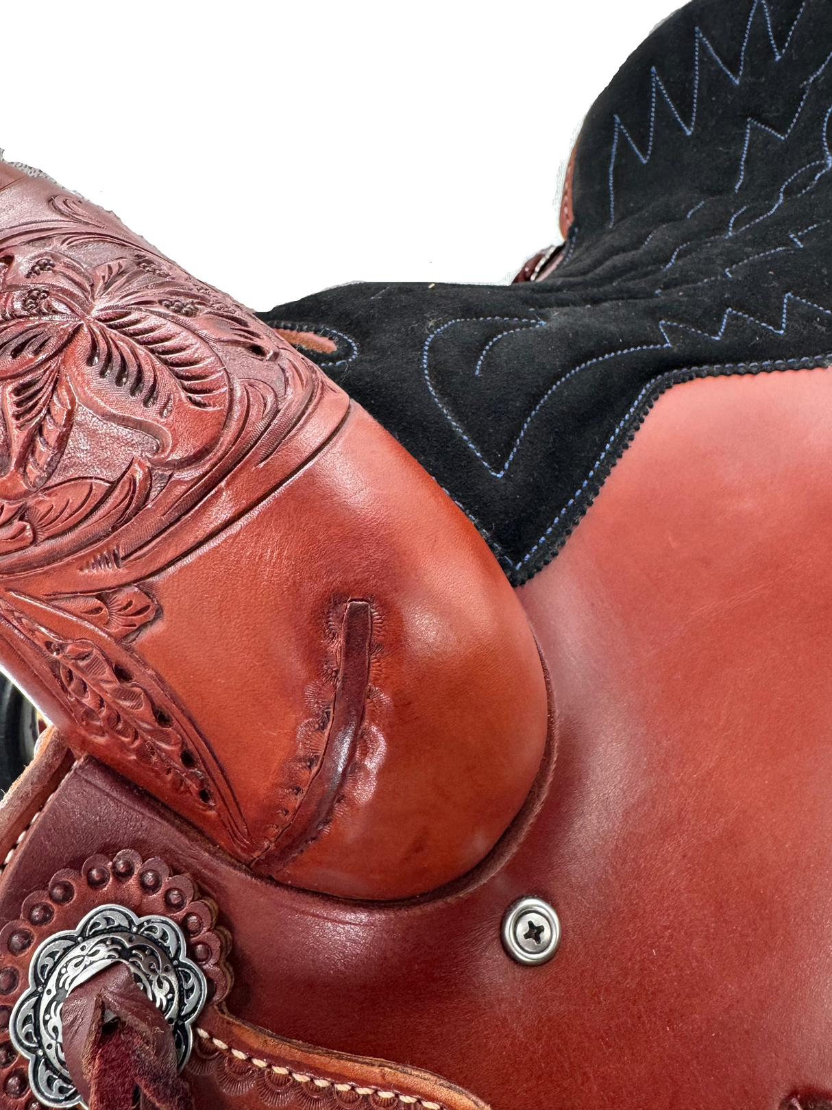 suede seat western saddle