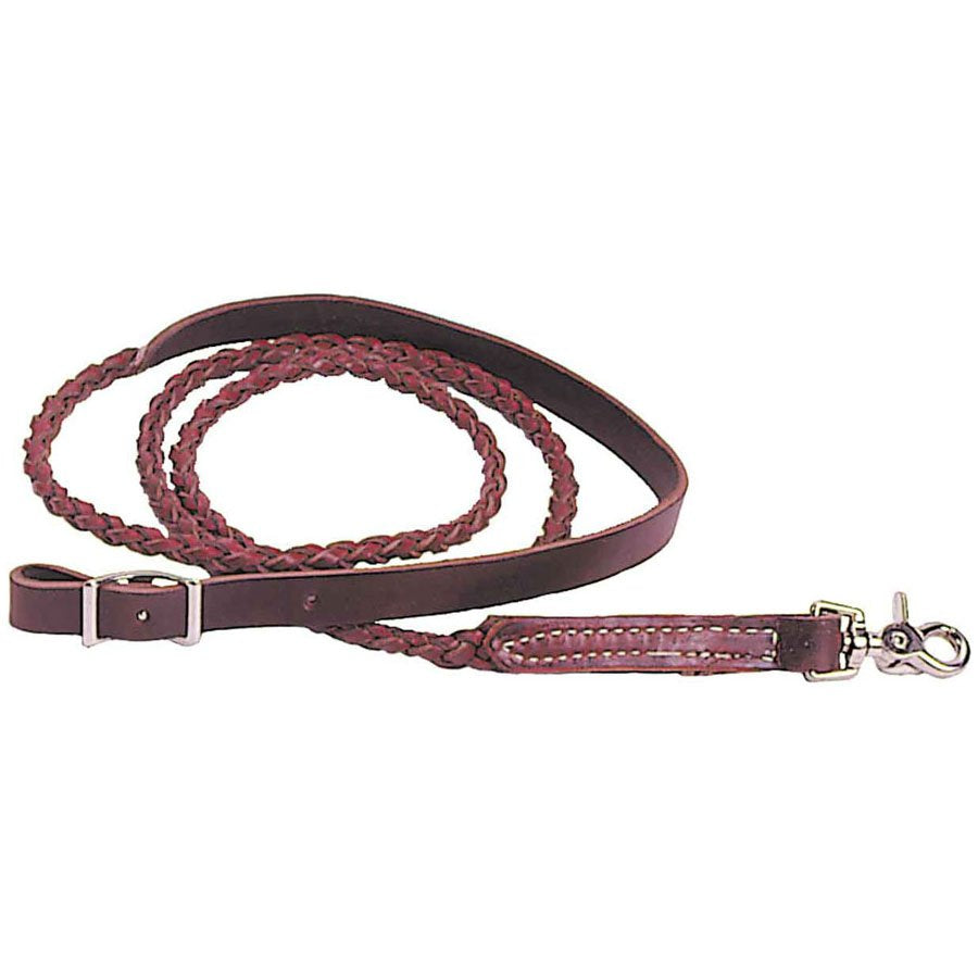 4 Plait Round Braid Roping Rein