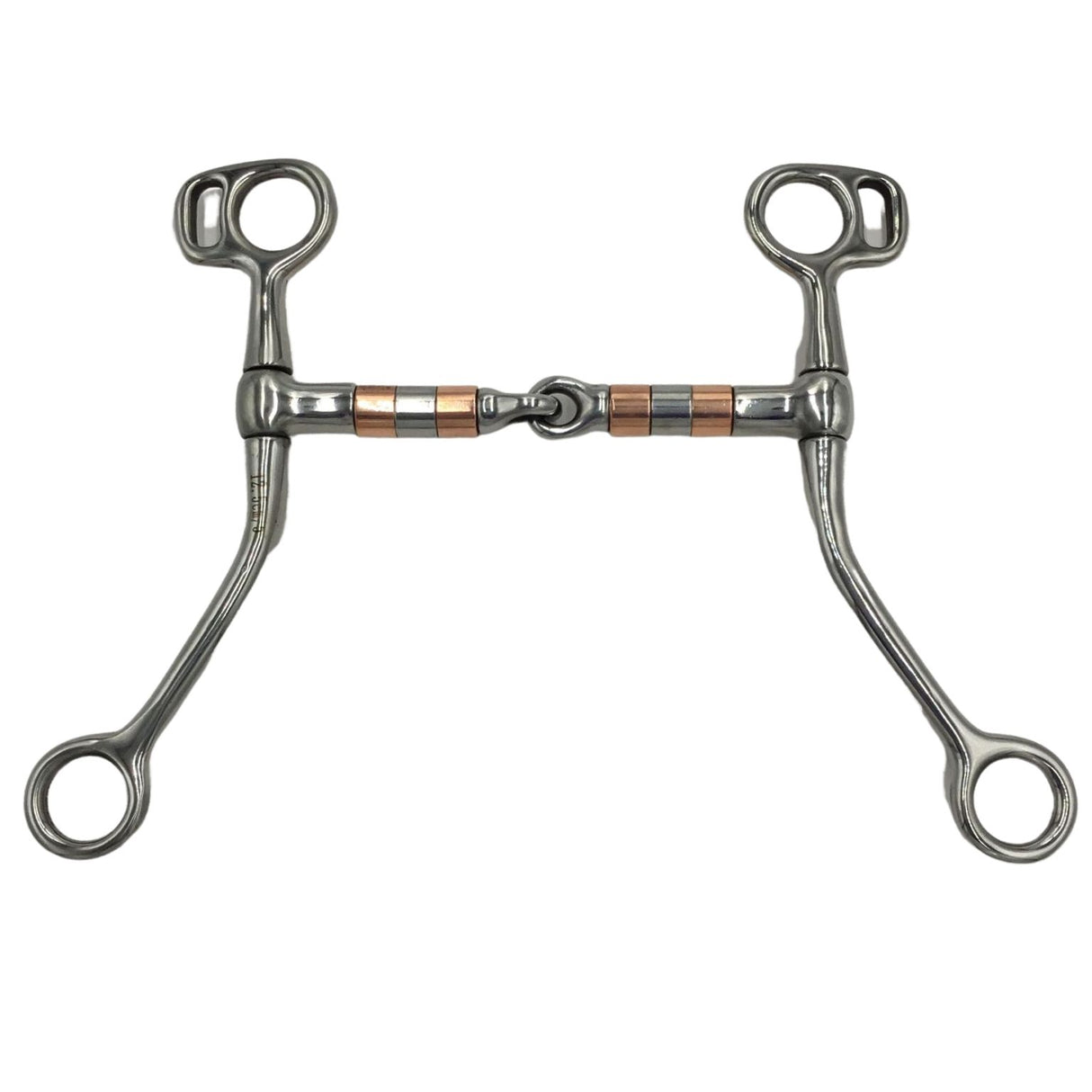 Bocado de entrenamiento con rodillos de cobre