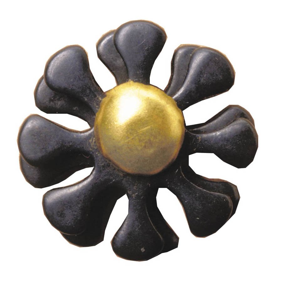Clavos de herradura de acero negro de 1"