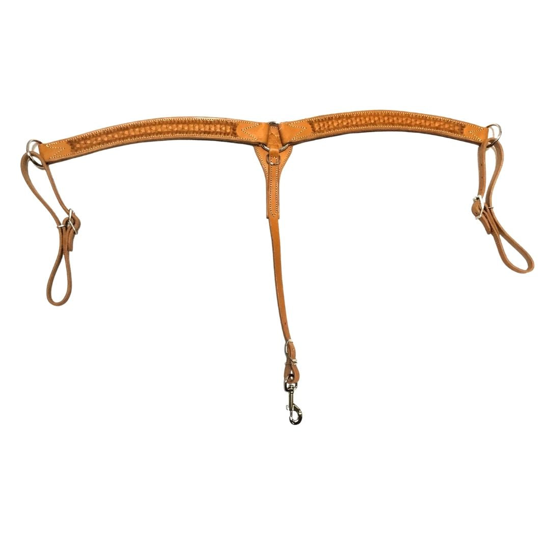 Cuello de pecho de barril con estampado de copo de nieve