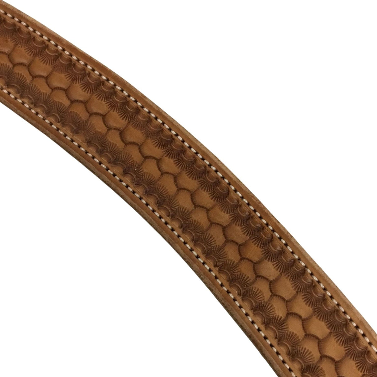 Cuello de pecho de barril estampado de tres tejidos