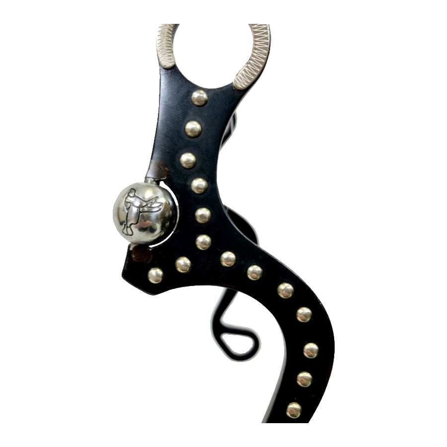 Pro Series - Mejilla plana de acero negro de 8" con boca de pala flotante de 5"