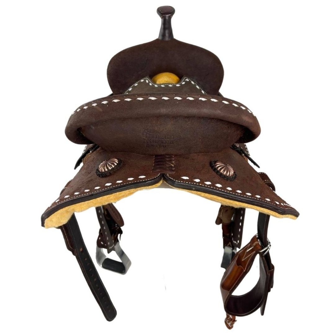 Buckstitched Barrel Saddle