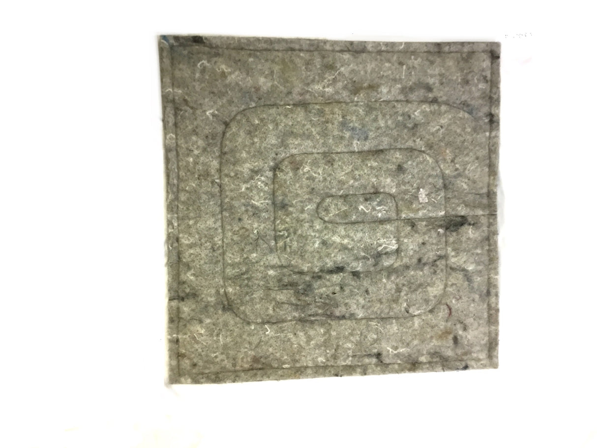 Almohadilla para burro con parte superior de lona