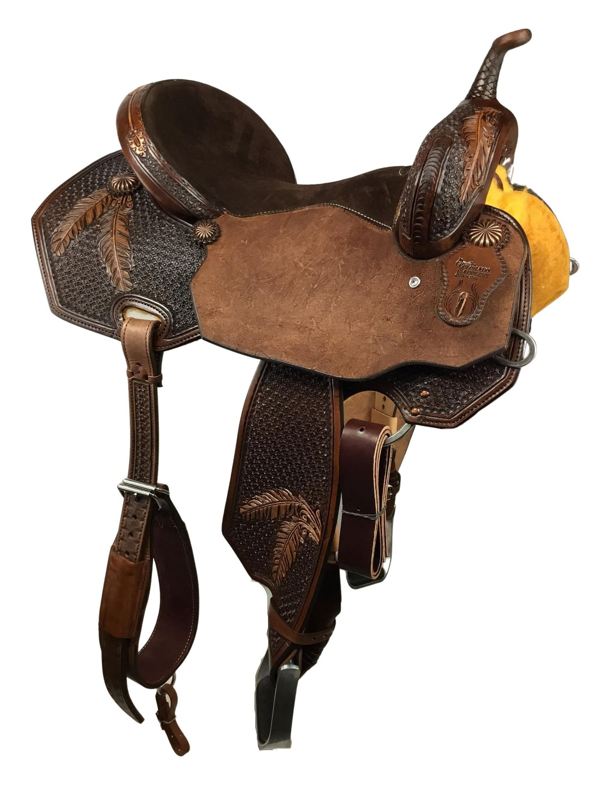 Sillín de barril Eagle Wing 14.5