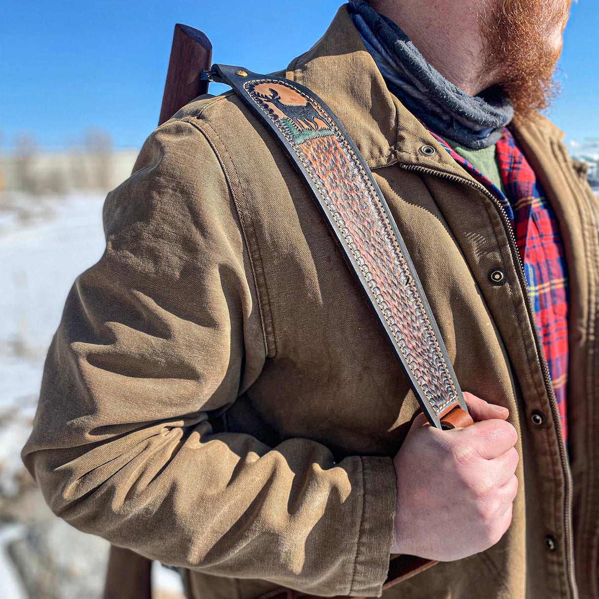 Correa de rifle de ajuste rápido Cobra - Ciervo