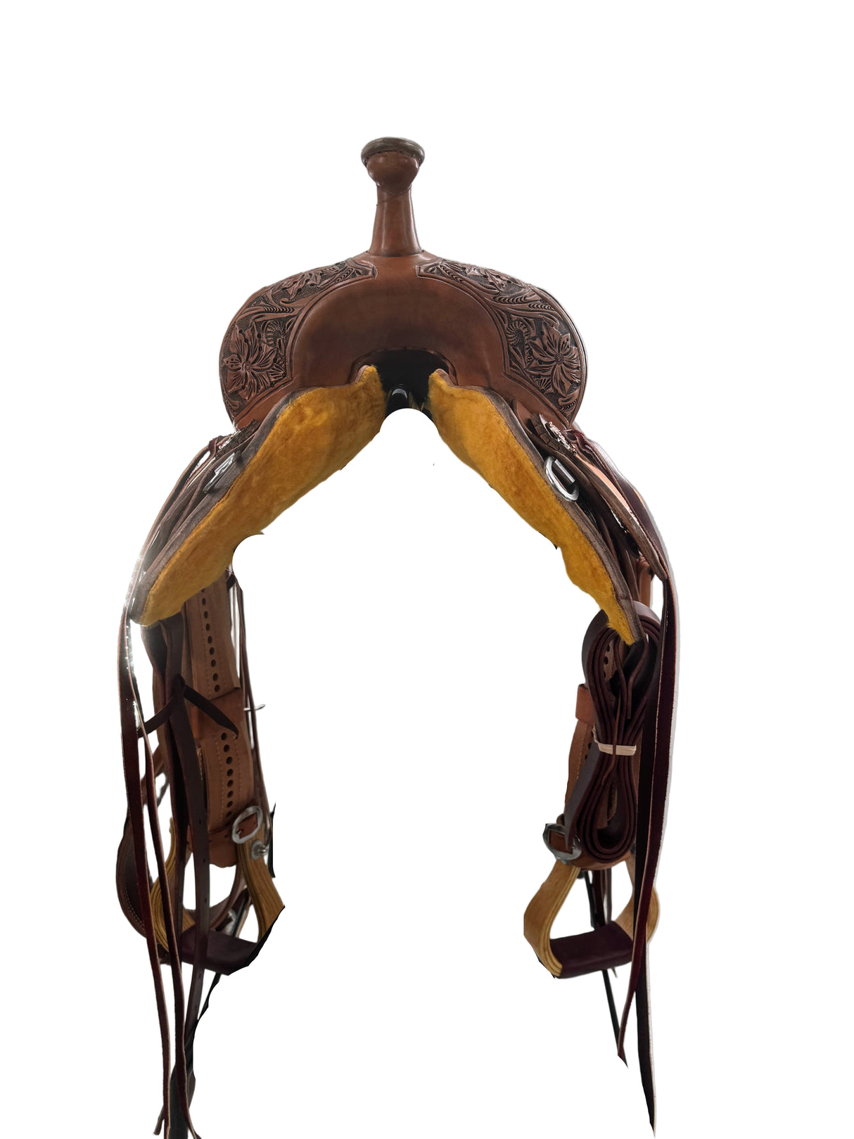 Western saddle trail riding