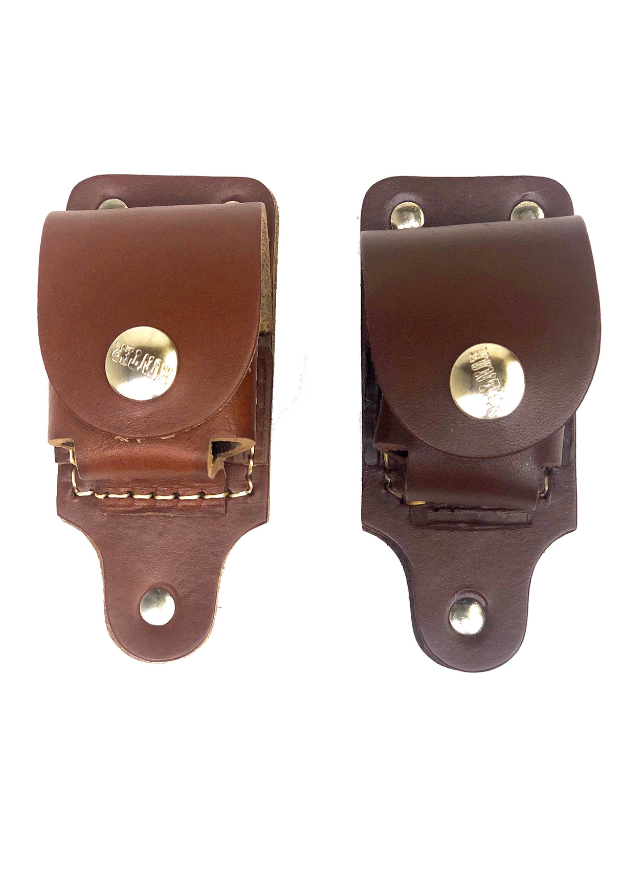 Bolsa cilíndrica de cuero