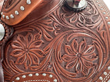 Studded Barrel Saddle 13"