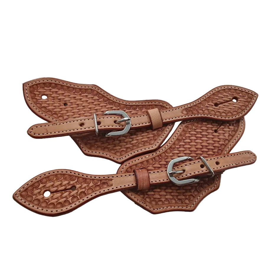 Basket Stamp Spur Strap