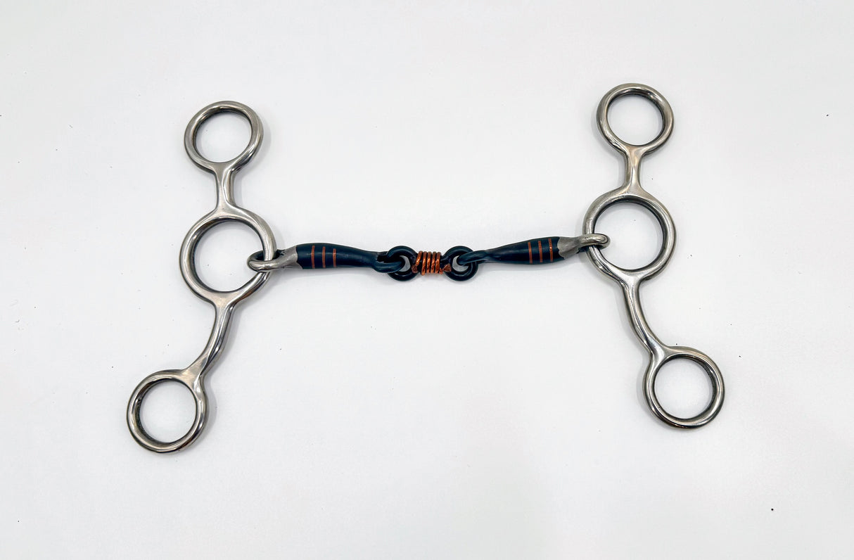 Jr Cowhorse Copper-wrapped Dogbone Bit - Signature Series