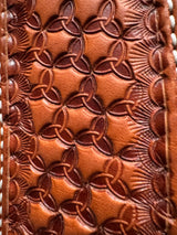 Cuello de pecho con estampado de copo de nieve en todo su perímetro