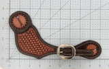 Spur Strap Two-tone Basketweave