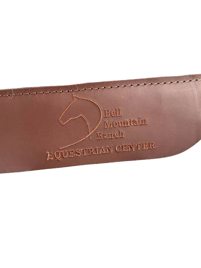 Chocolate Grey 100% Pressed Wool with a Brown Stitch Bell Mountain Logo