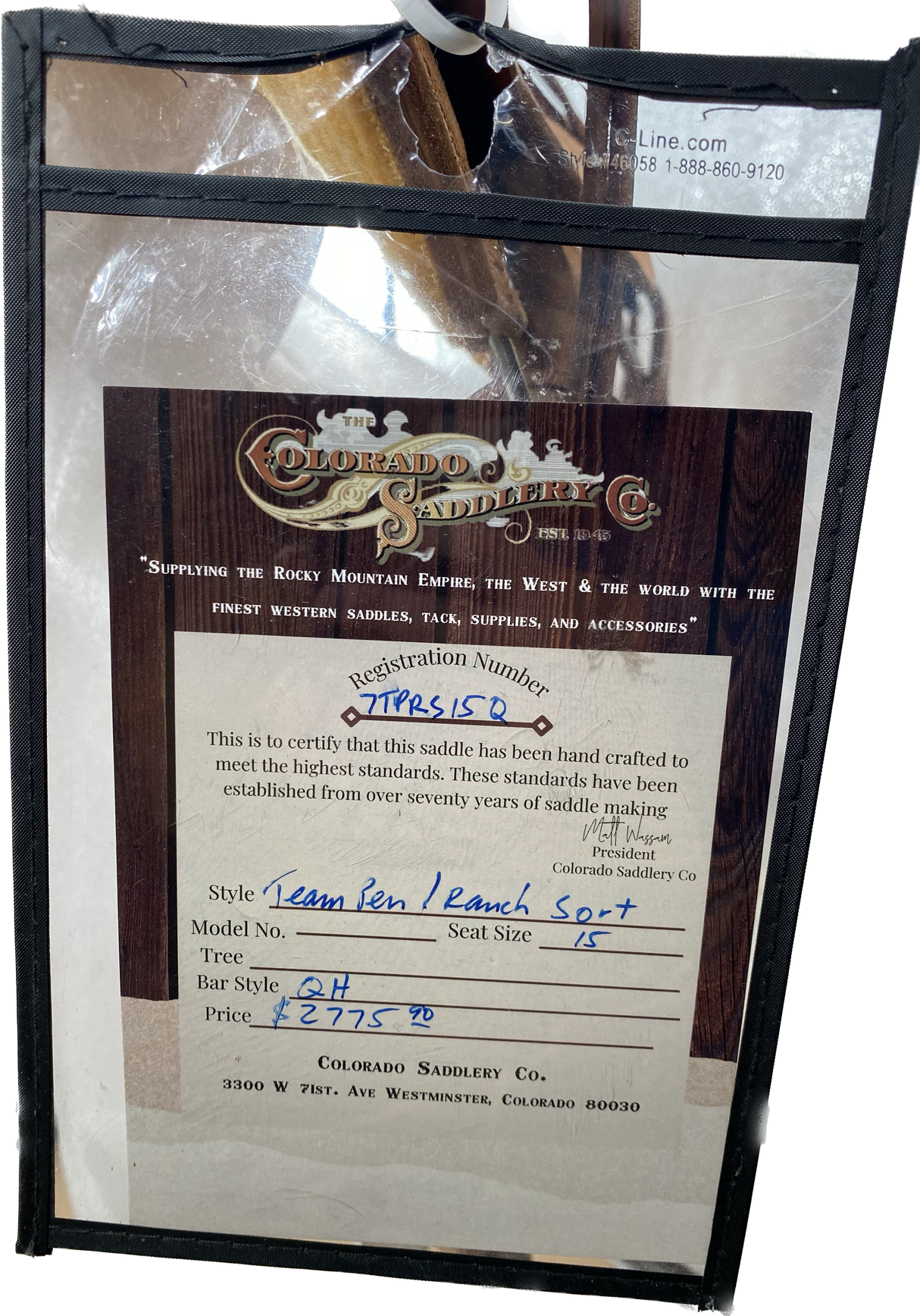 Clasificación de equipos de corrales y ranchos 15 QH