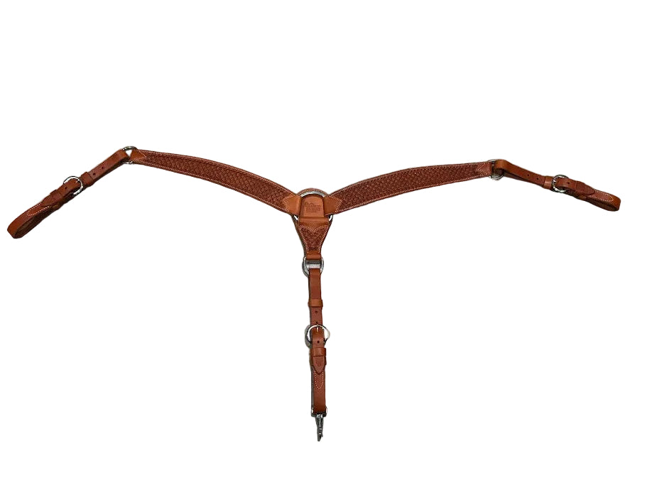 Roping Breast Collar w/ Box Stamp