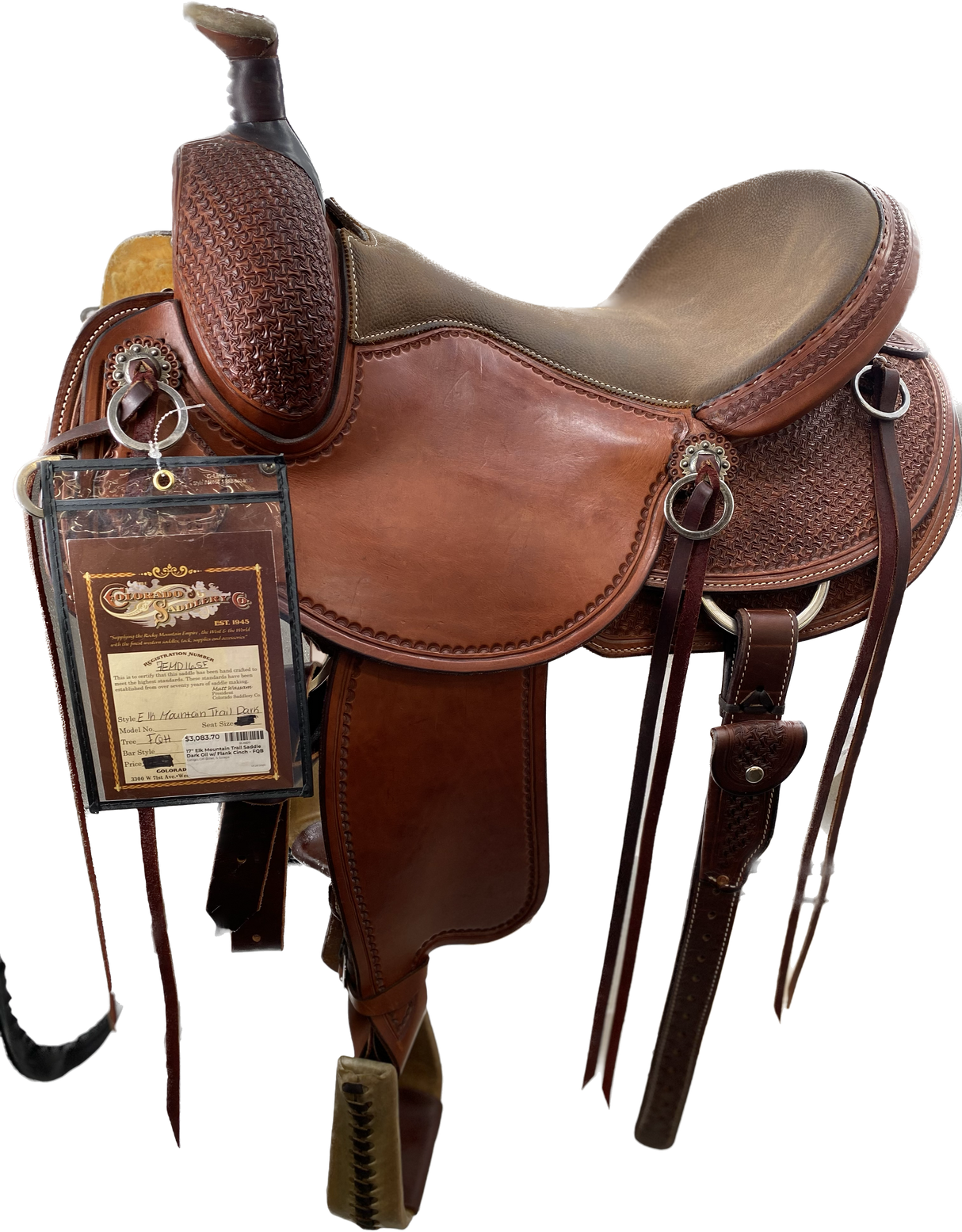 Sendero Elk Mountain oscuro de 16,5"