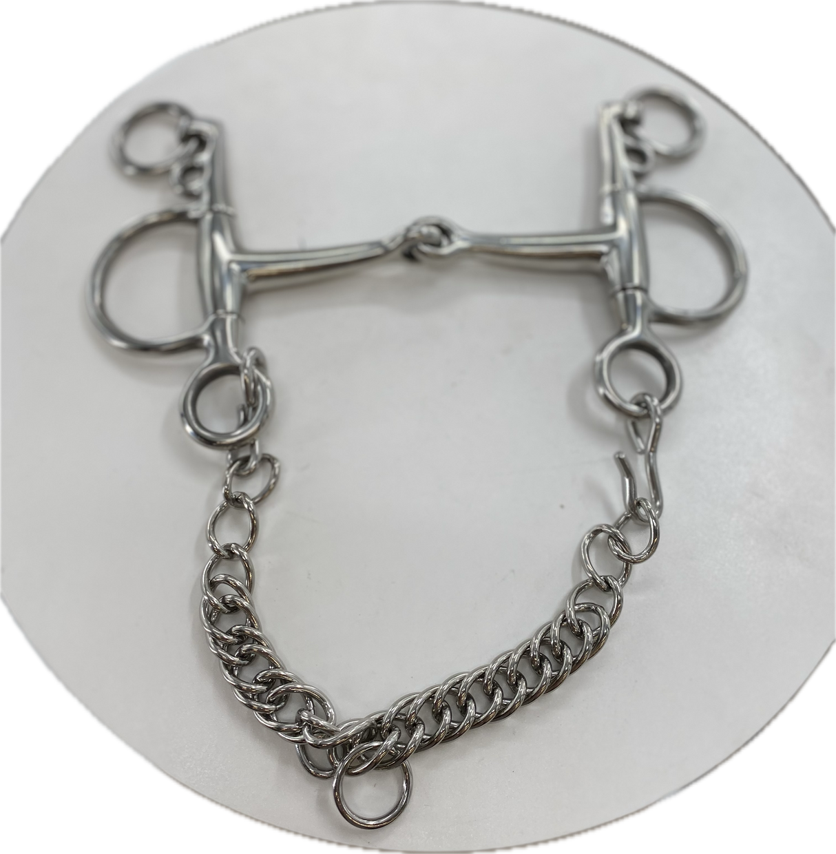 SS Pelham Eggbutt Single-jointed Bit