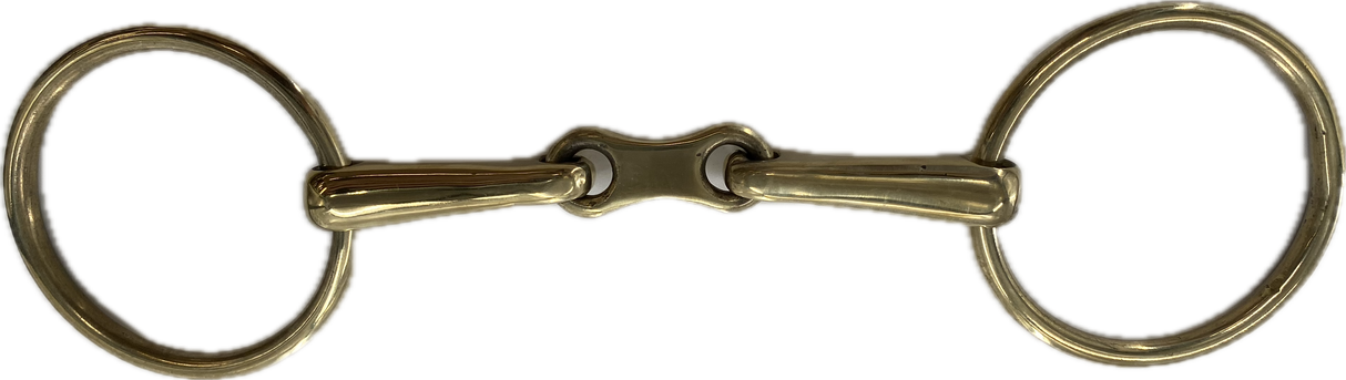 Bocado de anillo con eslabón francés