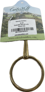 Bocado de anillo con eslabón francés