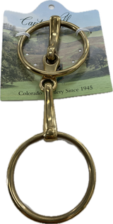 Bocado de anillo con eslabón francés