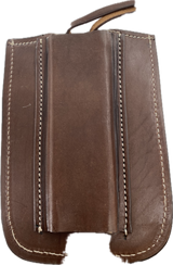 Funda de cuero para teléfono celular con tachuelas