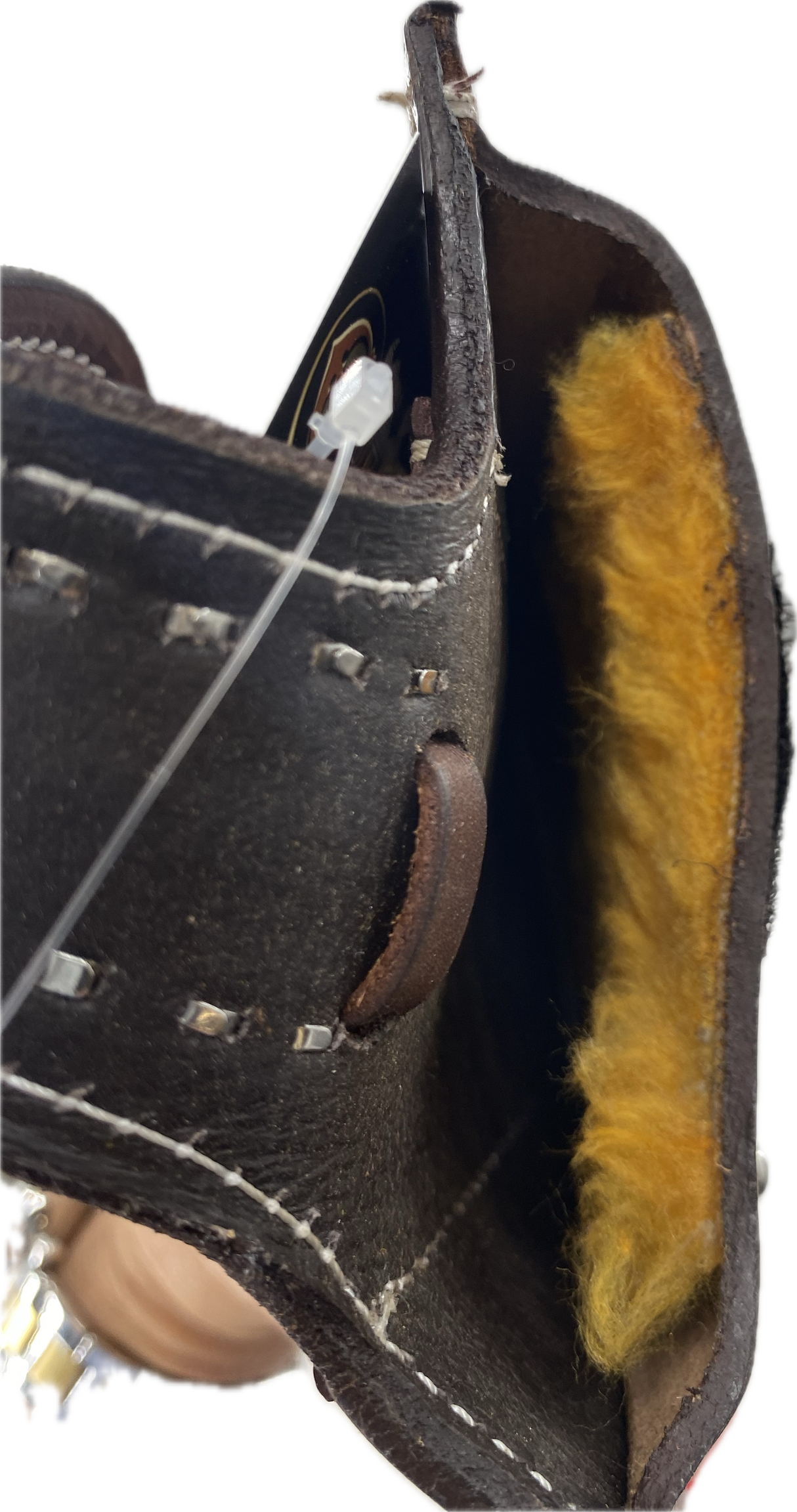 Funda de cuero para teléfono celular