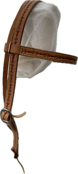 Colorado Gold Border Tooled Headstall