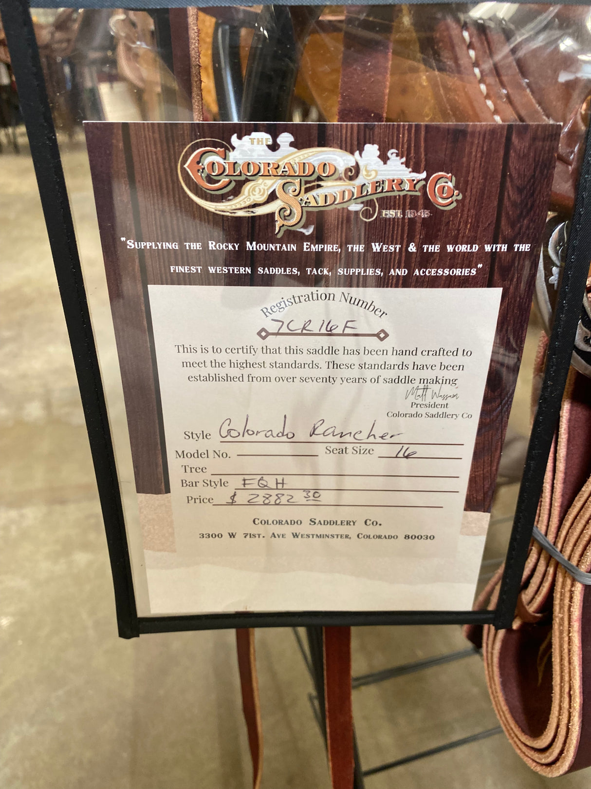 Colorado Rancher de 16"