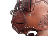 Studded Barrel Saddle 13"