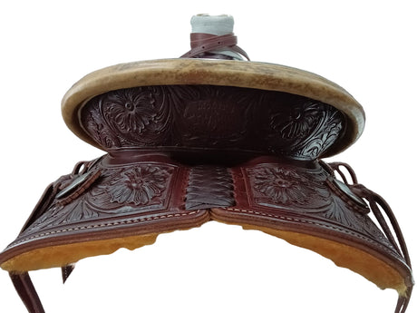 western saddle cantle