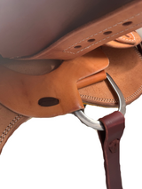 Hanging Dee Rigging on Mule Saddle