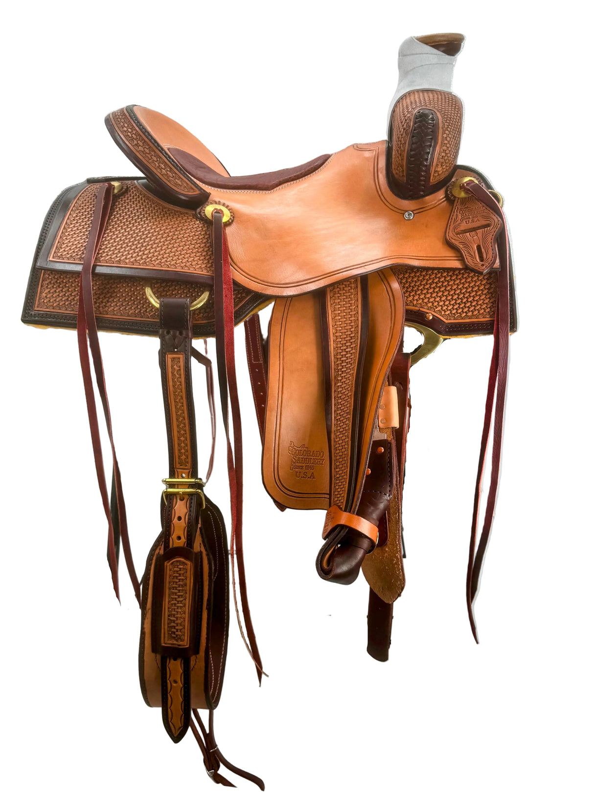 Medium oil ranch saddle