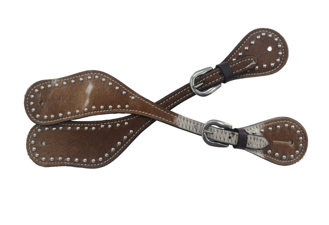 Calf hair spur straps