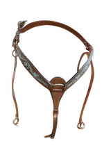 Collar de pecho turquesa