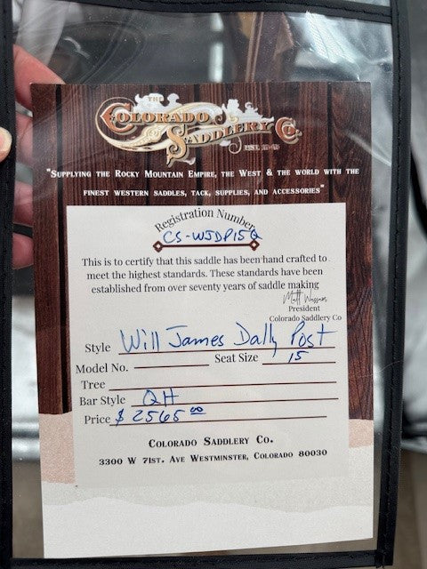 Will James Dally publica 15 QH