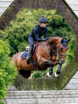 LeMieux Suede Close Contact Square Chilli 