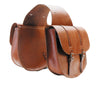 Extra Large Leather Saddle Bags