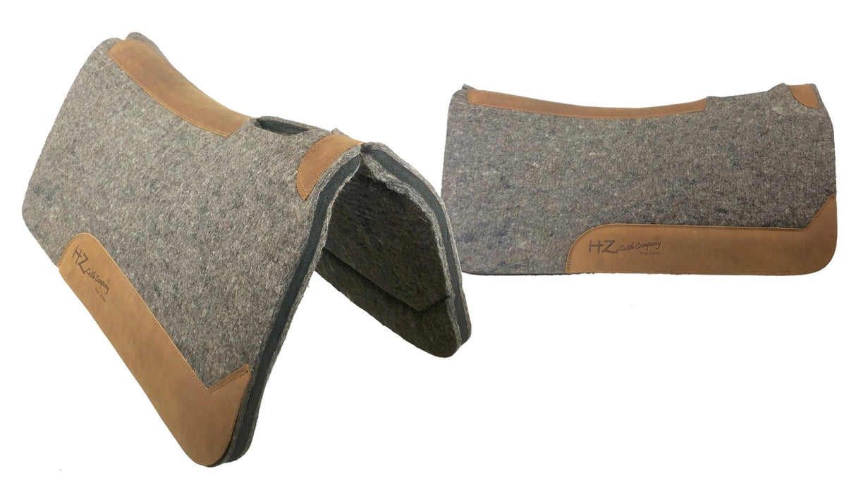 Manta de sillín de neopreno amortiguador y 100 % lana prensada