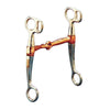Chrome Plated Tom Thumb Snaffle with Copper Mouth