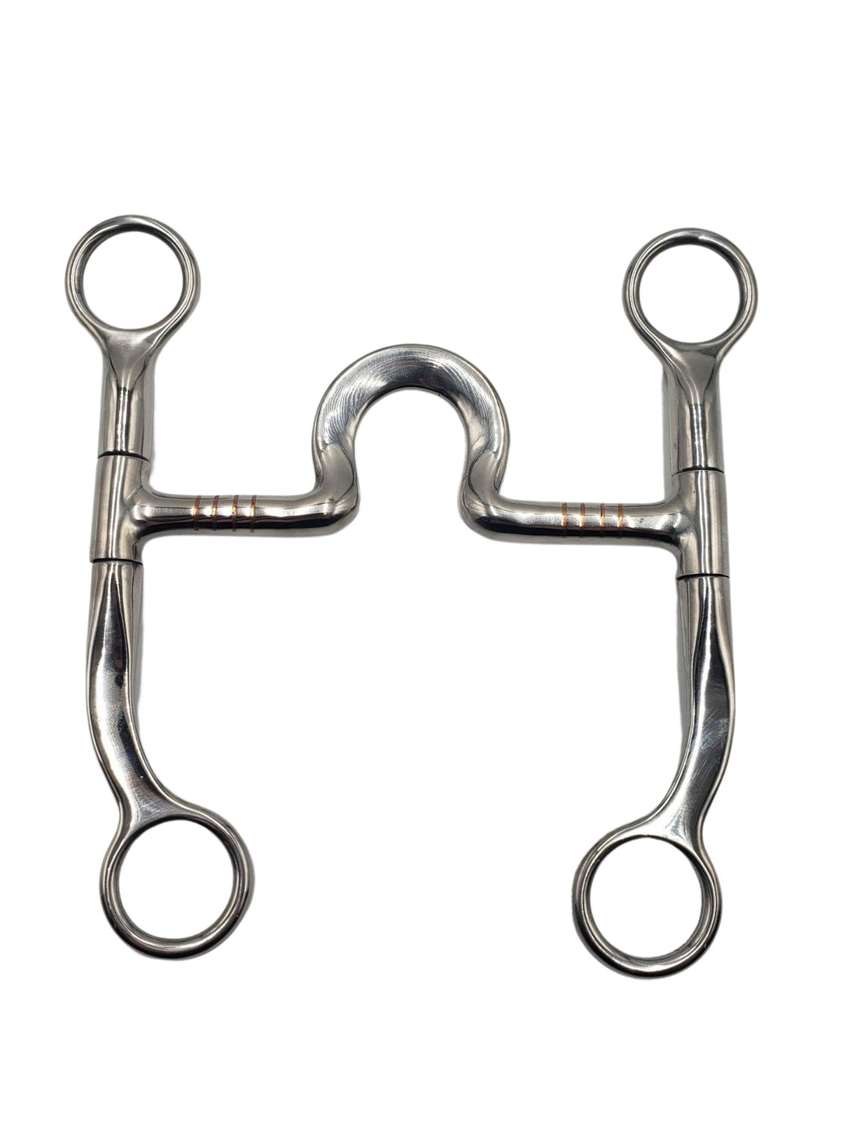 Bocado de placer con boca de puerto plana